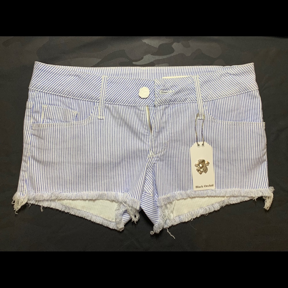 BLACK HALO 🆕 BLACK STAR CUT OFF SHORTS